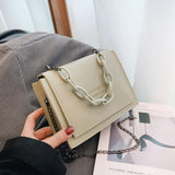 Christmas Gift Bag Women's 2020 New Fashion Foreign Style Small Chain Small Square Bag Single Shoulder Bag Cross Carry Versatile Small Bag