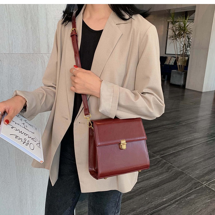 Women New Designer Mini Messenger Handbag Female PU Leather Travel