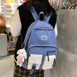 Christmas Gift 2021Women Waterproof Cute Backpack Nylon Female Harajuku School Bag College Lady Kawaii Backpacks Fashion Book Girl Bags Student