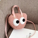 Plush Bags for Women 2019 New Korean Style Cute Shoulder Messenger Bag Female Fashion Hit Color Mini Ladies Handbag