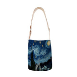 Van Gogh Oil Painting Leisure Tote Bag Linen Bag Environmental Shopping Bag Outdoor Beach Bag Leisure Tote Bag