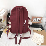 Christmas Gift 2021Women Waterproof Cute Backpack Nylon Female Harajuku School Bag College Lady Kawaii Backpacks Fashion Book Girl Bags Student