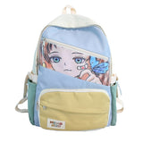 Christmas Gift New Large Capacity School Female Bag Cute Woman Backpack Nylon Waterproof Lady Kawaii Backpacks Fashion Book Girl Bags Student