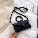 Christmas Gift [EAM]Women's Single Shoulder Crossbody Bag All-match Flap 2021 Casual Laides tide Portable Handbag Chic Chest Waist Bag HE951