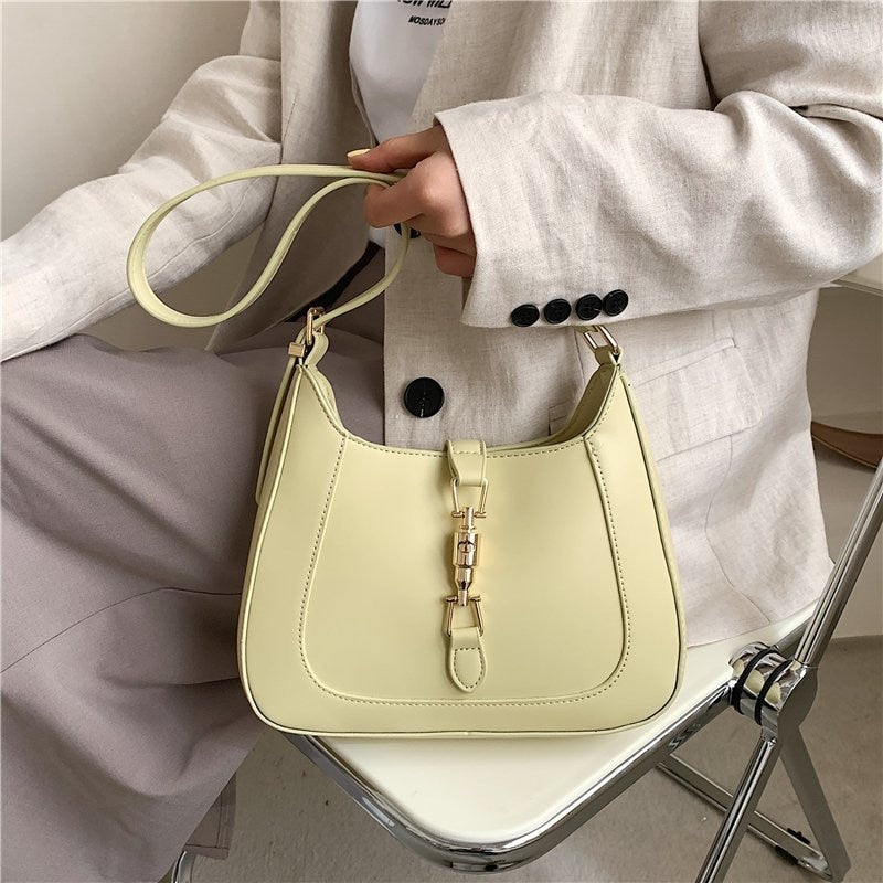 Famous Brands Real Leather Lady Shoulder Bag and Underarm Bag