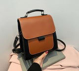Vvsha Small PU Leather Backpack Women Mini Back pack Travel Female High Quality Bookbag School Bags for Teenage Girls