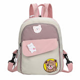 Christmas Gift Cute Japanese Contrasting Color Backpack Small Nylon Backpack For Teenage Girls Multifunctional Mini Shoulder Bag Small Backpack