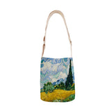 Van Gogh Oil Painting Leisure Tote Bag Linen Bag Environmental Shopping Bag Outdoor Beach Bag Leisure Tote Bag