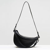 Christmas Gift Designer Half Moon Crossbody bags for women Knotted Strap Shoulder bag Women Luxury Pu Leather Women's Handbags Solid Hand Bag