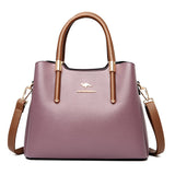 Leather Casual Crossbody Bags for Women 2020 Ladies Luxury Designer Tote Handbag Top-Handle High Quality Shoulder Bag Sac A Main
