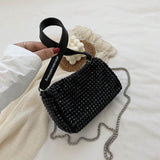 Diamond Tote Bucket Bag 2021 Summer New High-quality PU Leather Women's Designer Handbag Chain Shoulder Messenger Bag Travel Bag
