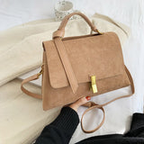 FANTASY Matte Messenger Shoulder Crossbody Bags For Women 2020 Winter New Retro Luxury Hobos Handbag Female Good Quality 4 Color