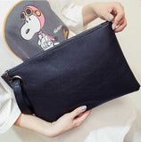 Vvsha Large women clutch bag PU leather Women's Clutches envelope bag Wristlets Ladies evening bags wallet Handbags bolsa feminina