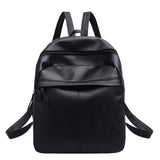 Women's Leather Backpack 2021 New High Quality Satchel Travel School Rucksack Bag Black School Bag Mochila Feminina Unisex Bags