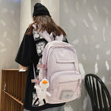 Christmas Gift Women Cute Backpack Nylon Female Harajuku School Laptop Bag College Lady Kawaii Casual Backpacks Fashion Book Girl Bags Student