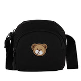 Christmas Gift Bear Embroidery Women Canvas Shoulder Bag Female Small Cross Body Bags Ladies Leisure Zipper Cloth Purse Shell Mobile Phone Bag
