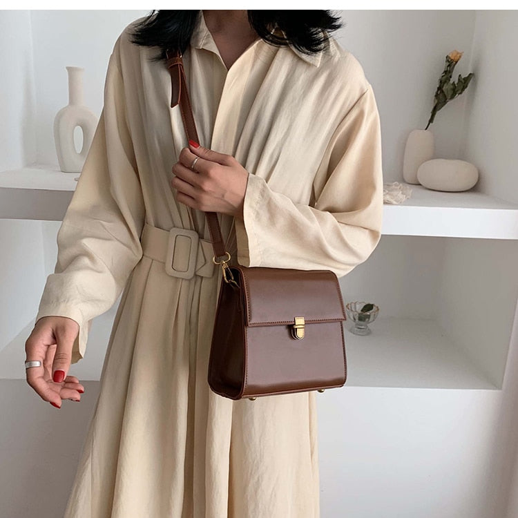Fashion Design PU Leather Crossbody Bags For Women Luxury Korean