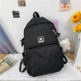 Christmas Gift 2021Women Waterproof Cute Backpack Nylon Female Harajuku School Bag College Lady Kawaii Backpacks Fashion Book Girl Bags Student