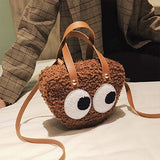 Plush Bags for Women 2019 New Korean Style Cute Shoulder Messenger Bag Female Fashion Hit Color Mini Ladies Handbag