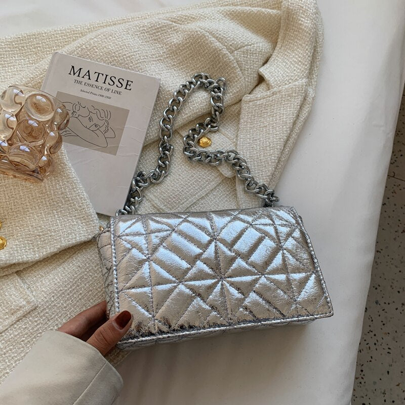 2022 Luxury Women's Evening Bag  Women's Luxury Silver Handbags