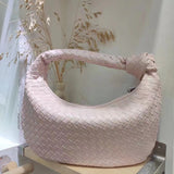 Vvsha 2023 Large Tote Bags For Women Fashion Famous Luxury Brand Women Bag Lady Shoulder Bags PU Knotted Leather Woven Handbag