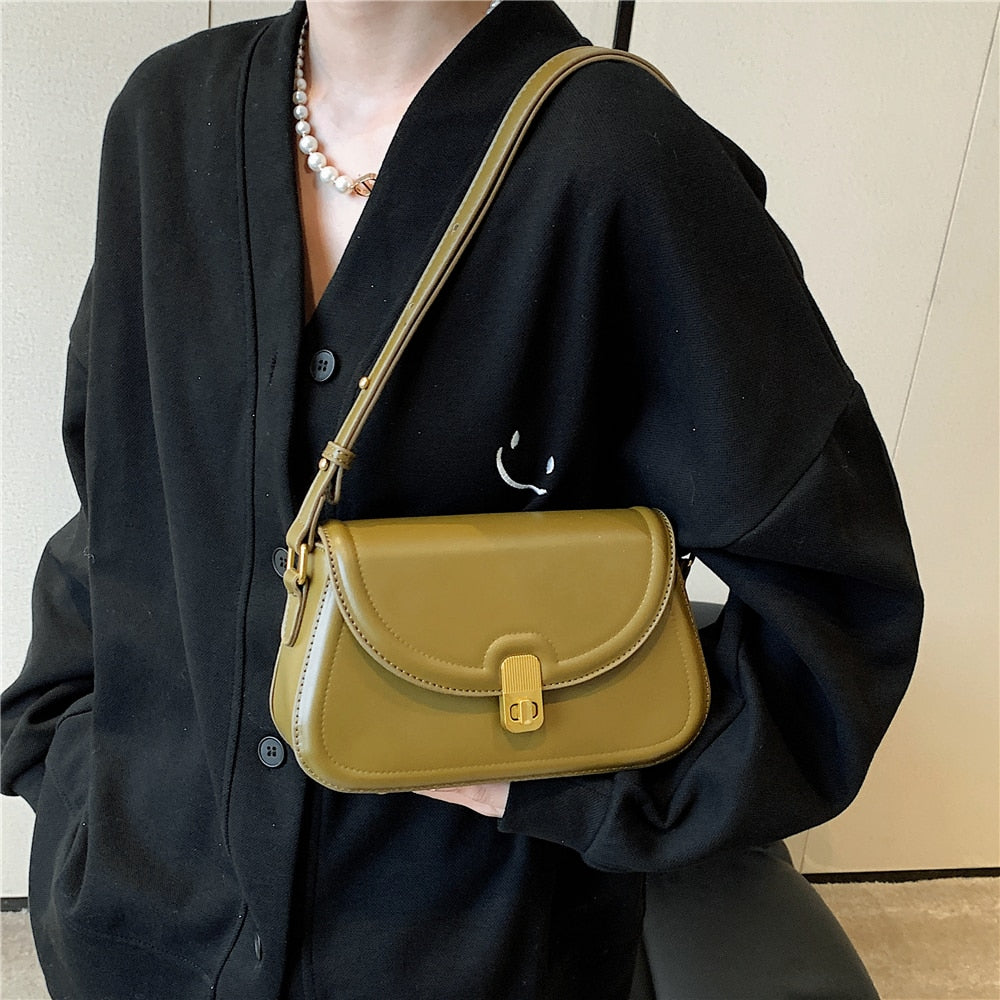 Black Mini Square Straw Bag With Twist Lock And Flap