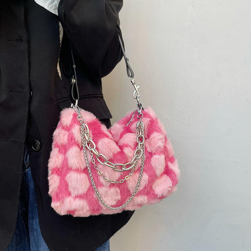 Punk Style Small Shoulder Bag Purse for Women-Y2K Hobo Handbag Trendy  Clutch Purse Crossbody Purse