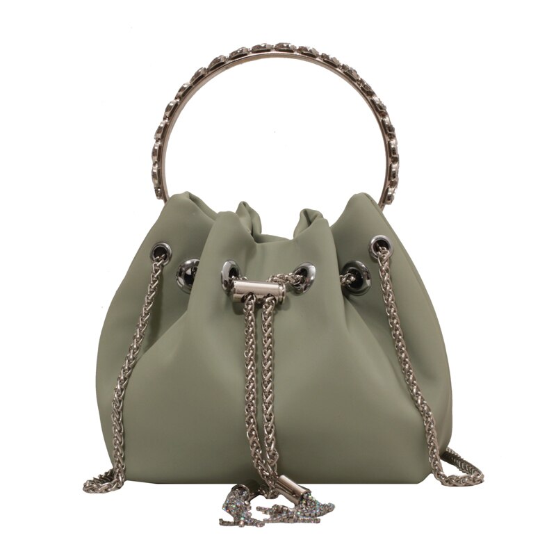 Vvsha Luxury Designer Bucket Bags New Small Chain Handbags Women Leath