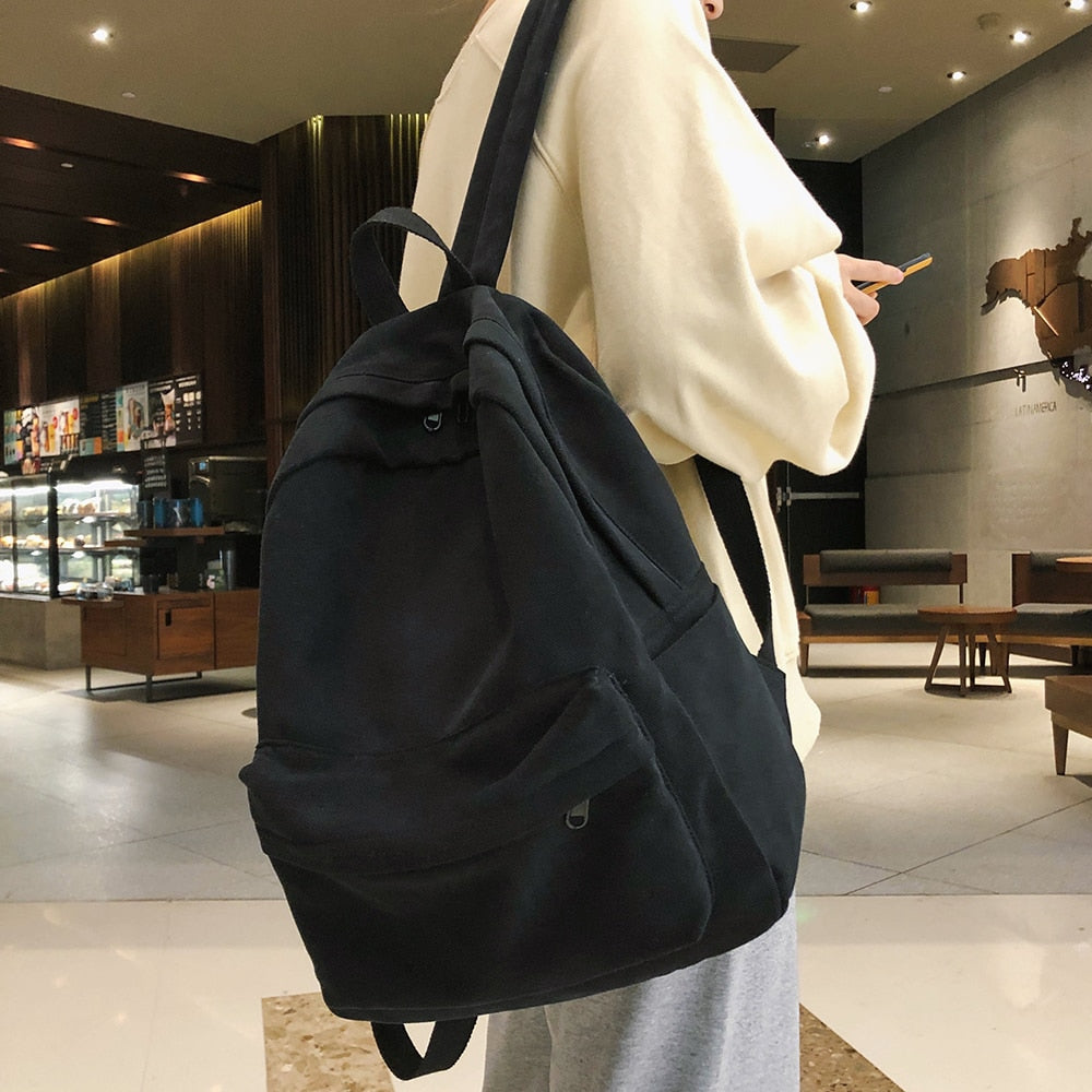 Classic Women Backpack Fashion School Bags Female Daily Shopping
